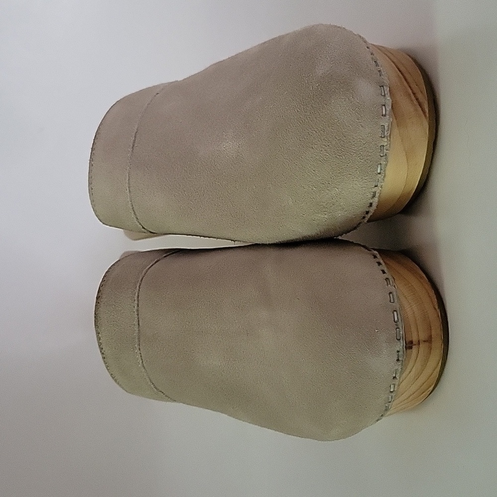 Free People Womens Wooden Heel Clogs Sz39eu Sz 9 Boho Festival - Picture 3 of 12